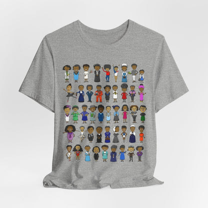 Black History Women Shirt - Afrocentric Art by The Trini Gee