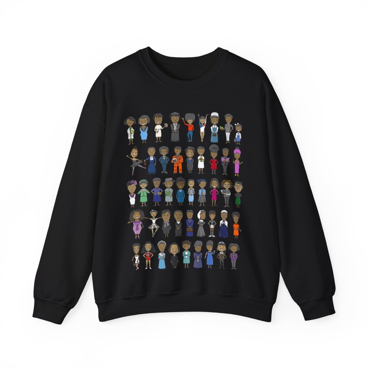 Black History Women Sweatshirt - Afrocentric Art by The Trini Gee