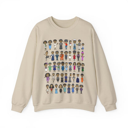 Black History Women Sweatshirt - Afrocentric Art by The Trini Gee