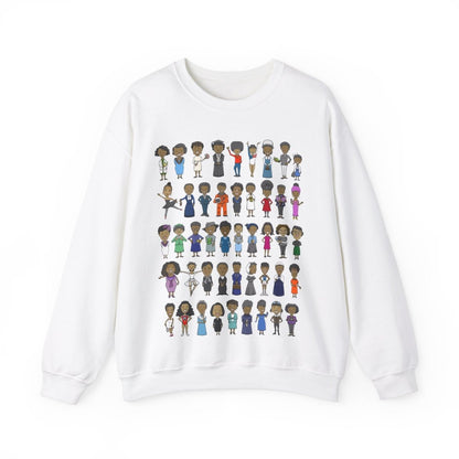 Black History Women Sweatshirt - Afrocentric Art by The Trini Gee