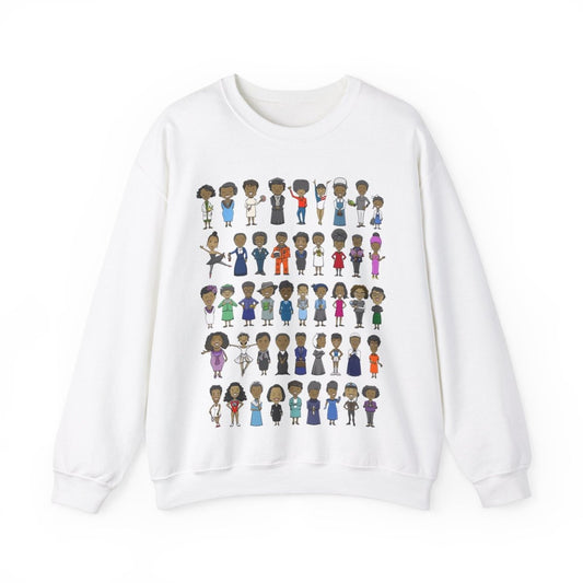 Black History Women Sweatshirt - Afrocentric Art by The Trini Gee