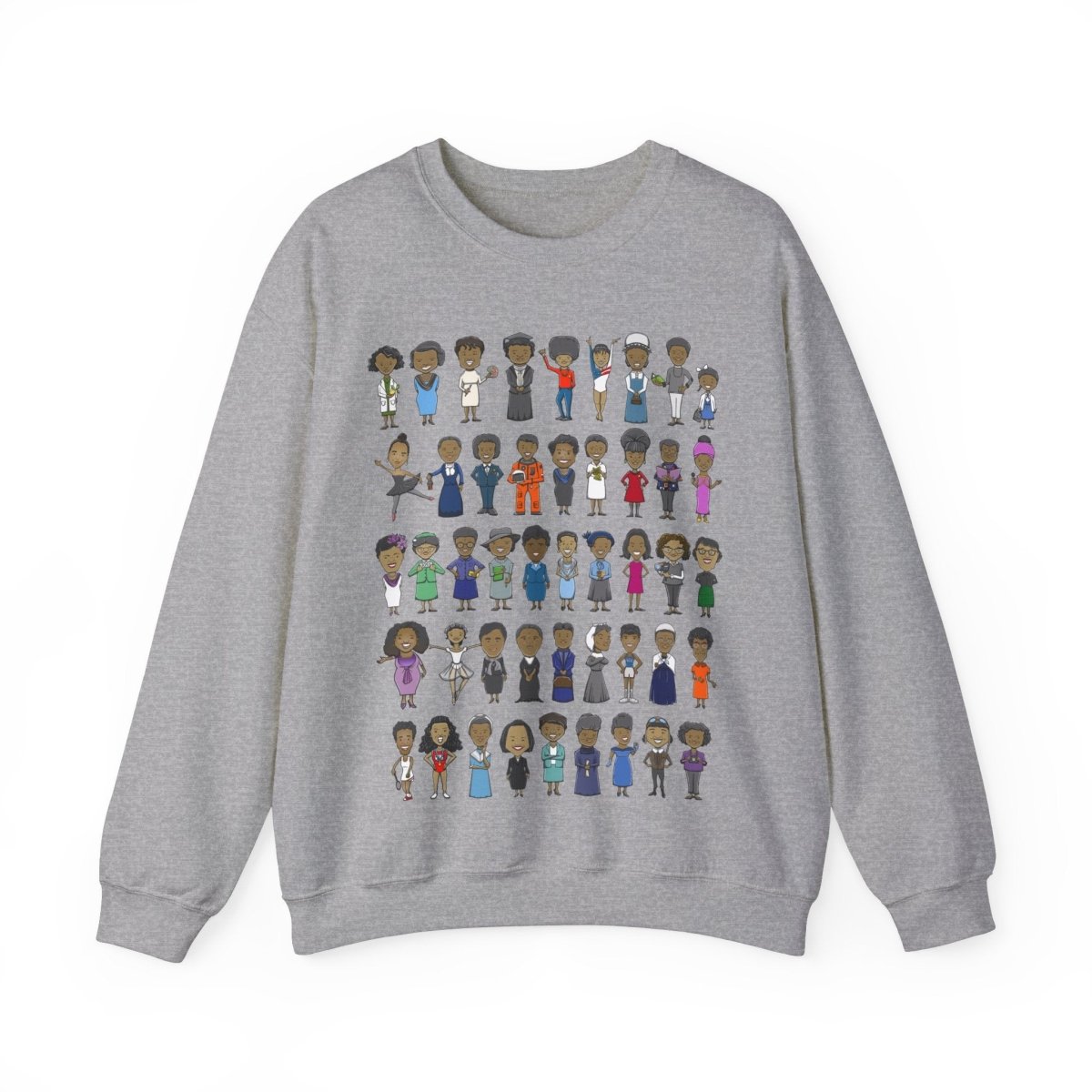 Black History Women Sweatshirt - Afrocentric Art by The Trini Gee