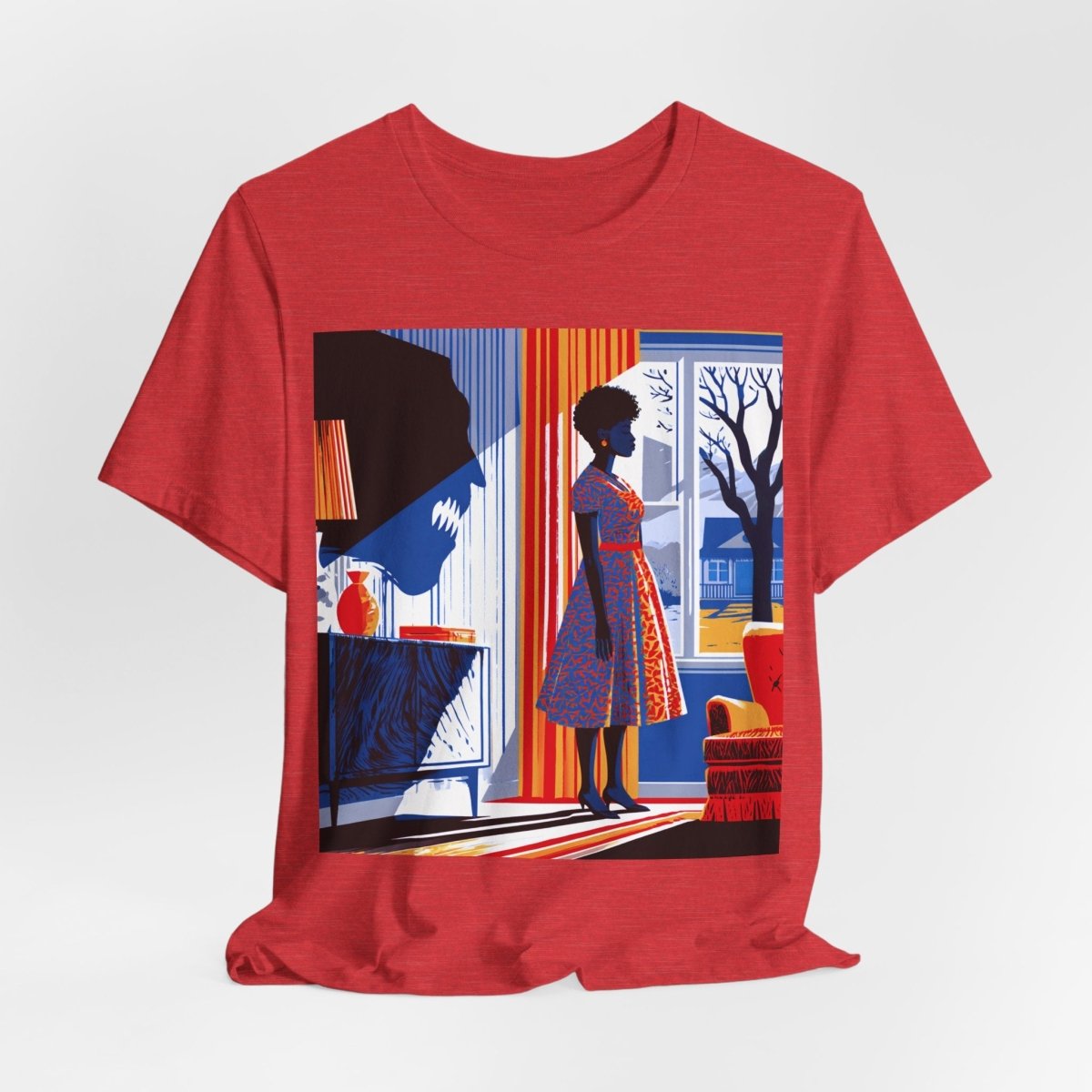 Black Horror Graphic Shirt - Afrocentric Art by The Trini Gee