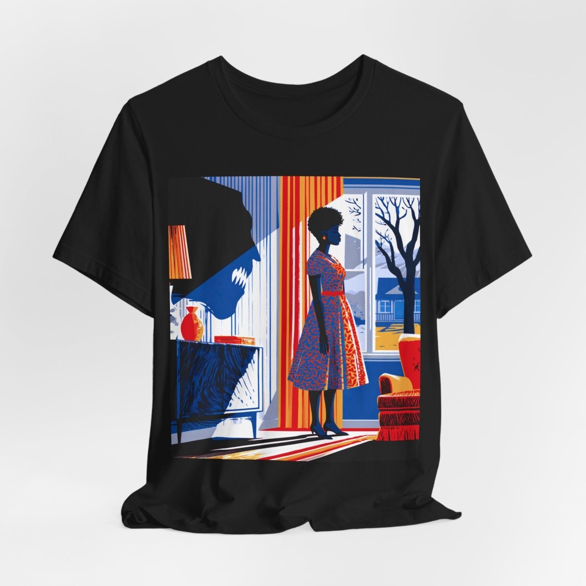 Black Horror Graphic Shirt - Afrocentric Art by The Trini Gee