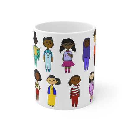 Black Kids Mug - Afrocentric Art by The Trini Gee