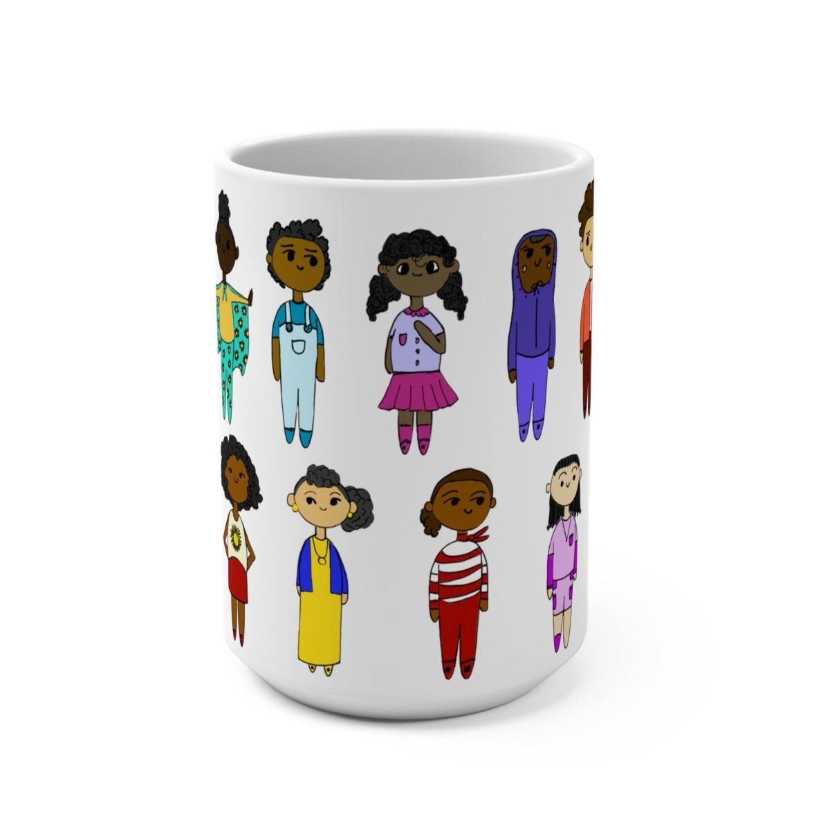 Black Kids Mug - Afrocentric Art by The Trini Gee