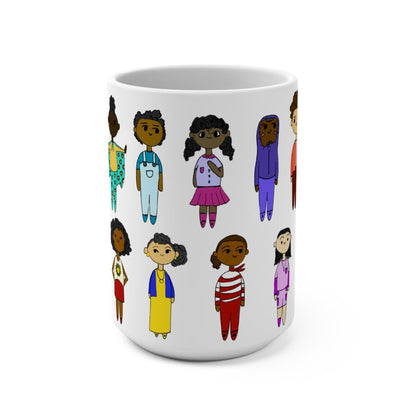 Black Kids Mug - Afrocentric Art by The Trini Gee