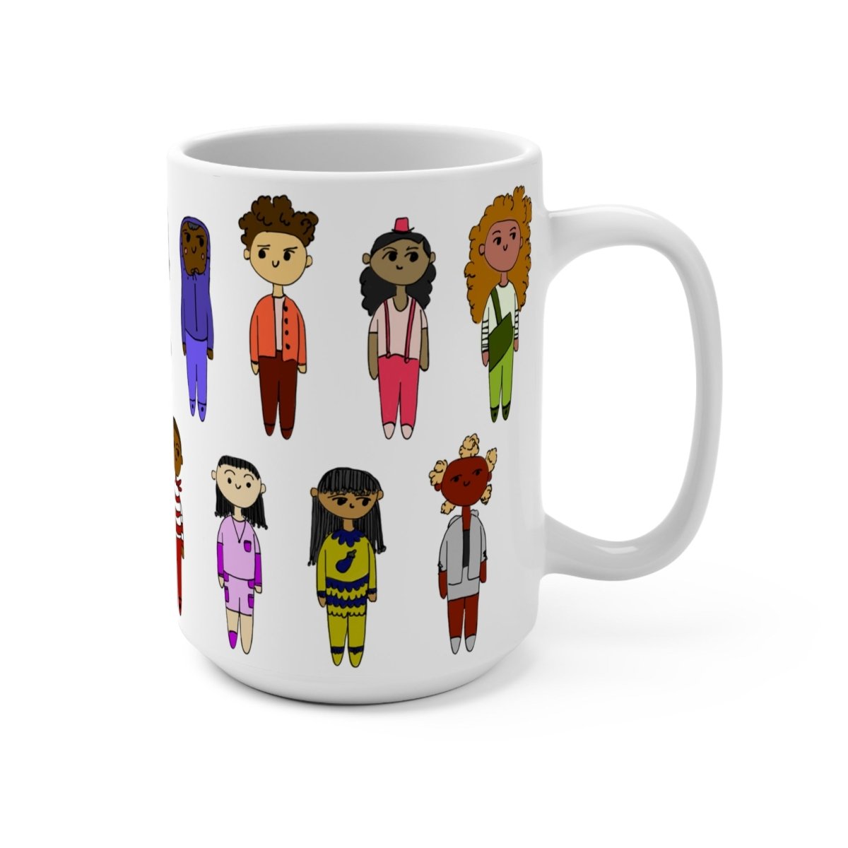 Black Kids Mug - Afrocentric Art by The Trini Gee