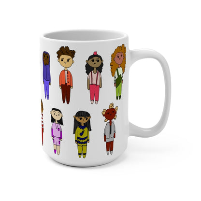 Black Kids Mug - Afrocentric Art by The Trini Gee