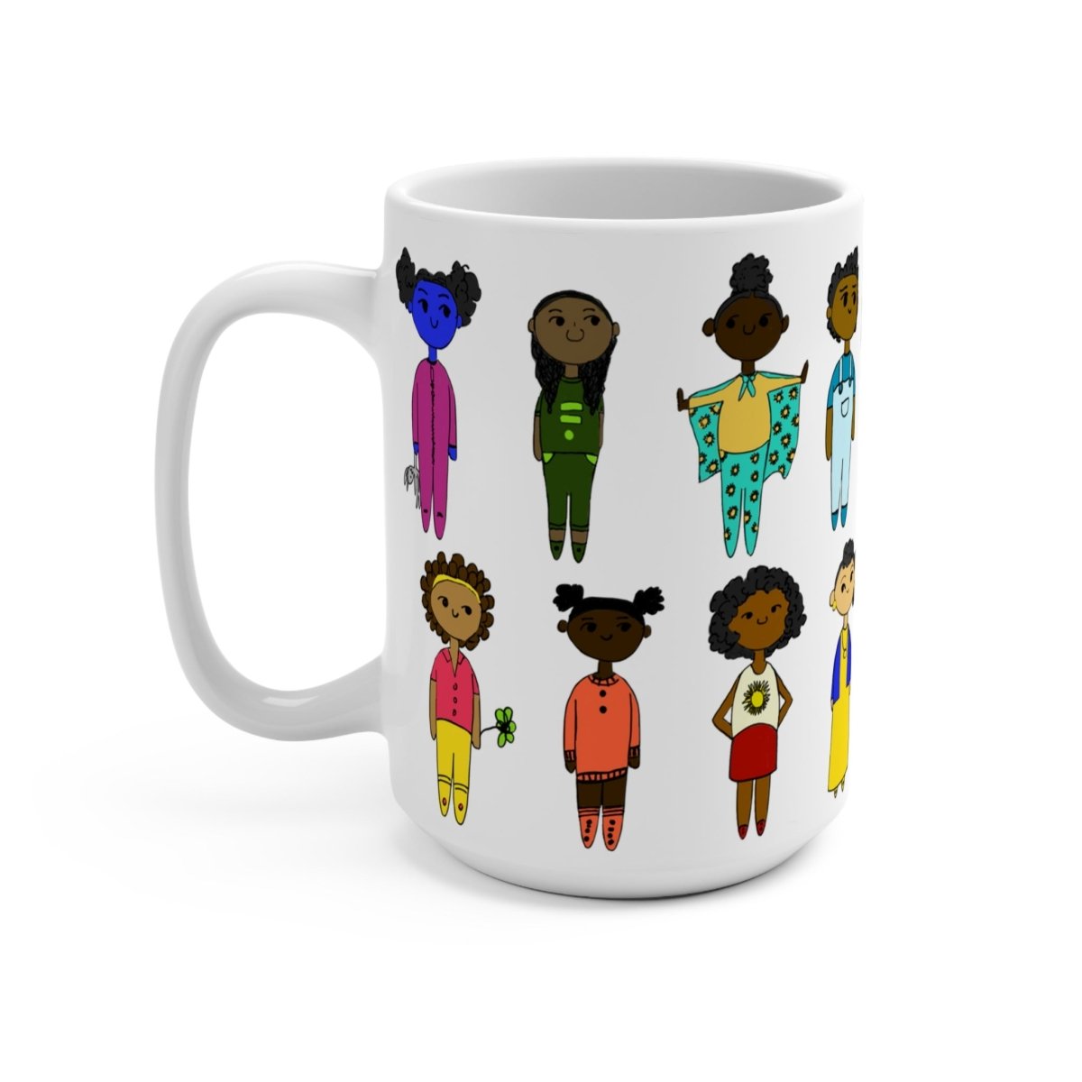 Black Kids Mug - Afrocentric Art by The Trini Gee