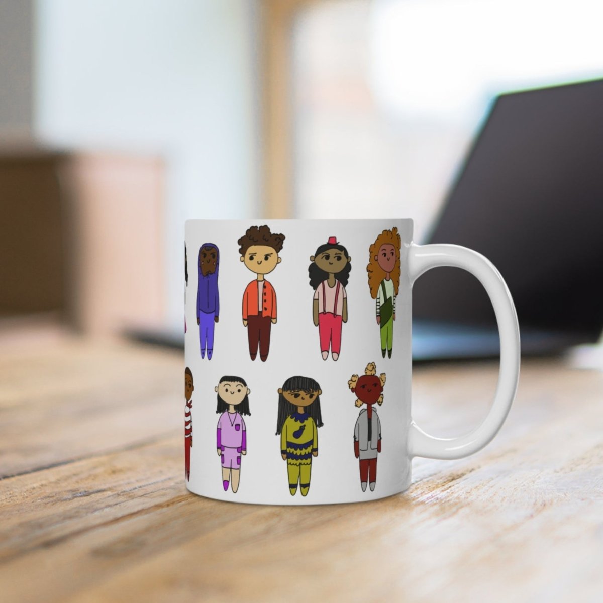Black Kids Mug - Afrocentric Art by The Trini Gee