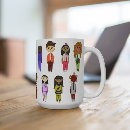 Black Kids Mug - Afrocentric Art by The Trini Gee