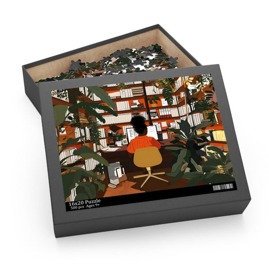 Black Lady at Work Puzzle - The Trini Gee