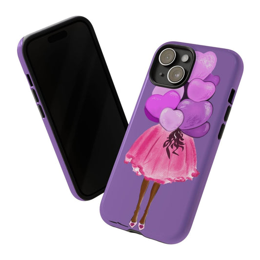 Black Love Phone Case - Afrocentric Art by The Trini Gee