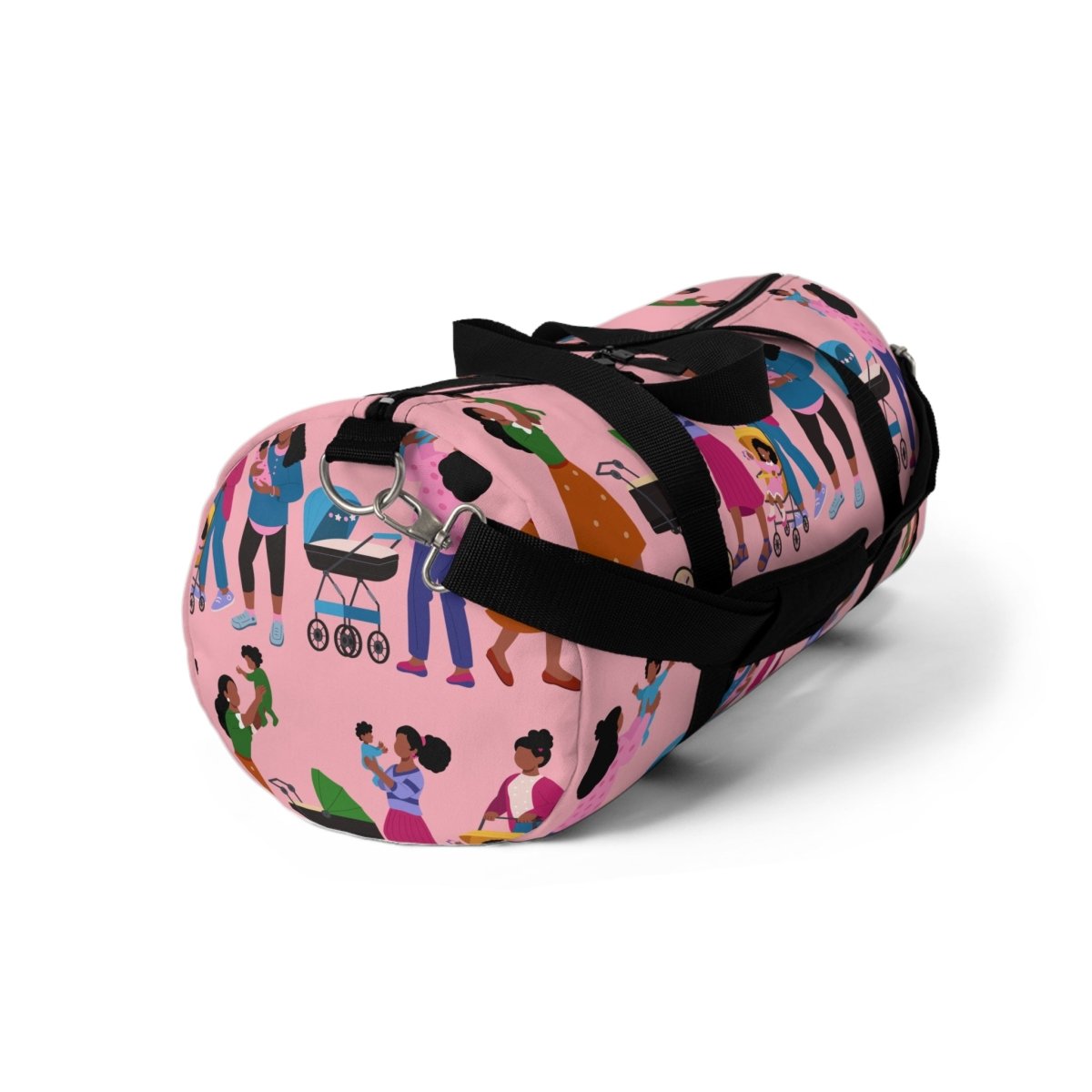 Black Mamas and Babies Duffel Bag - Afrocentric Art by The Trini Gee
