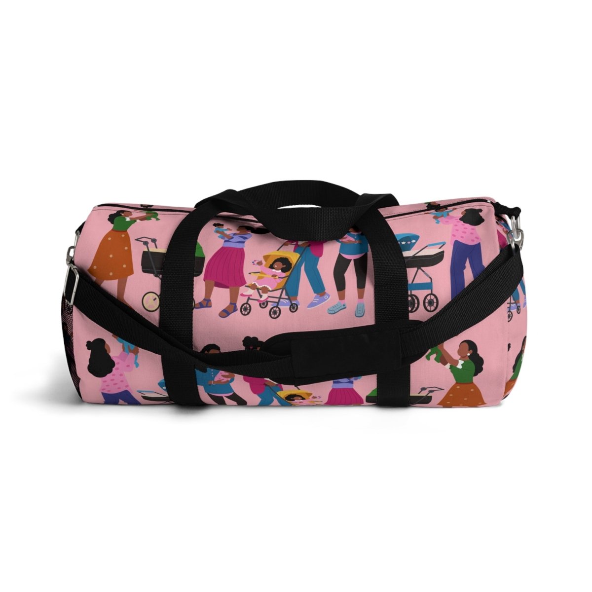 Black Mamas and Babies Duffel Bag - Afrocentric Art by The Trini Gee