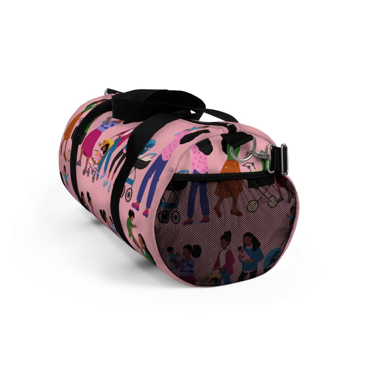 Black Mamas and Babies Duffel Bag - Afrocentric Art by The Trini Gee