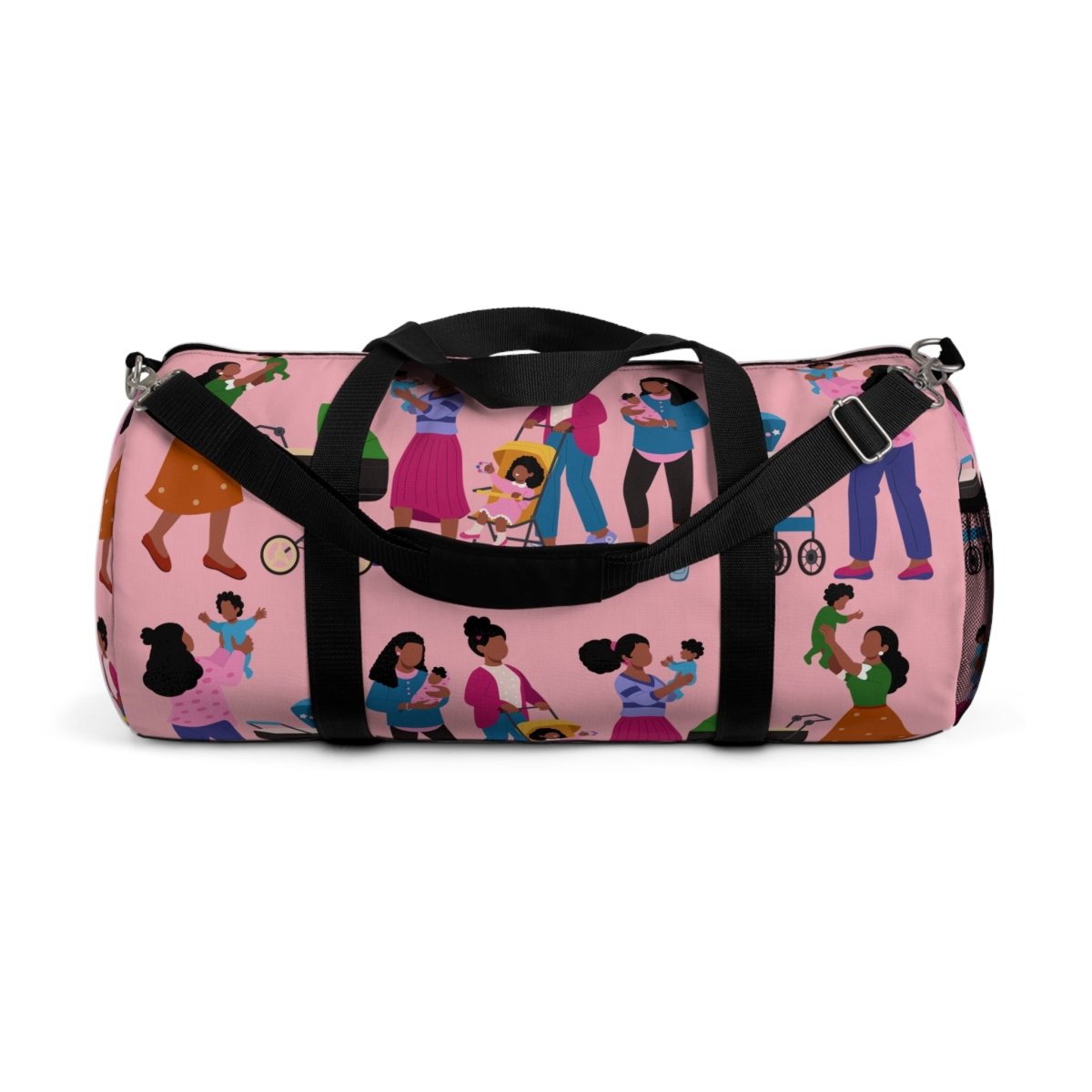 Black Mamas and Babies Duffel Bag - Afrocentric Art by The Trini Gee