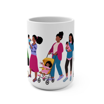 Black Mamas Mug - Afrocentric Art by The Trini Gee