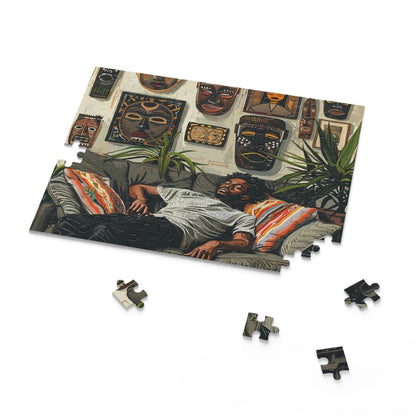 Black Man Relax Puzzle - The Trini Gee