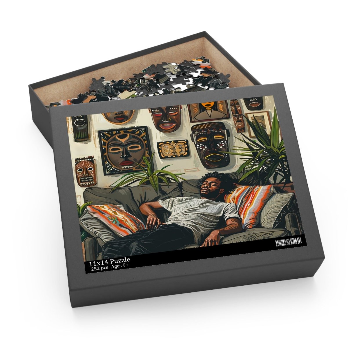 Black Man Relax Puzzle - The Trini Gee