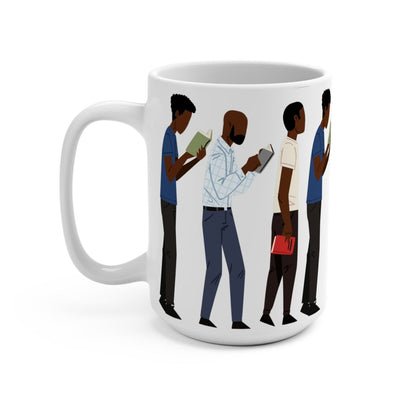 Black Men Read Mug - Afrocentric Art by The Trini Gee