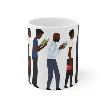 Black Men Read Mug - Afrocentric Art by The Trini Gee