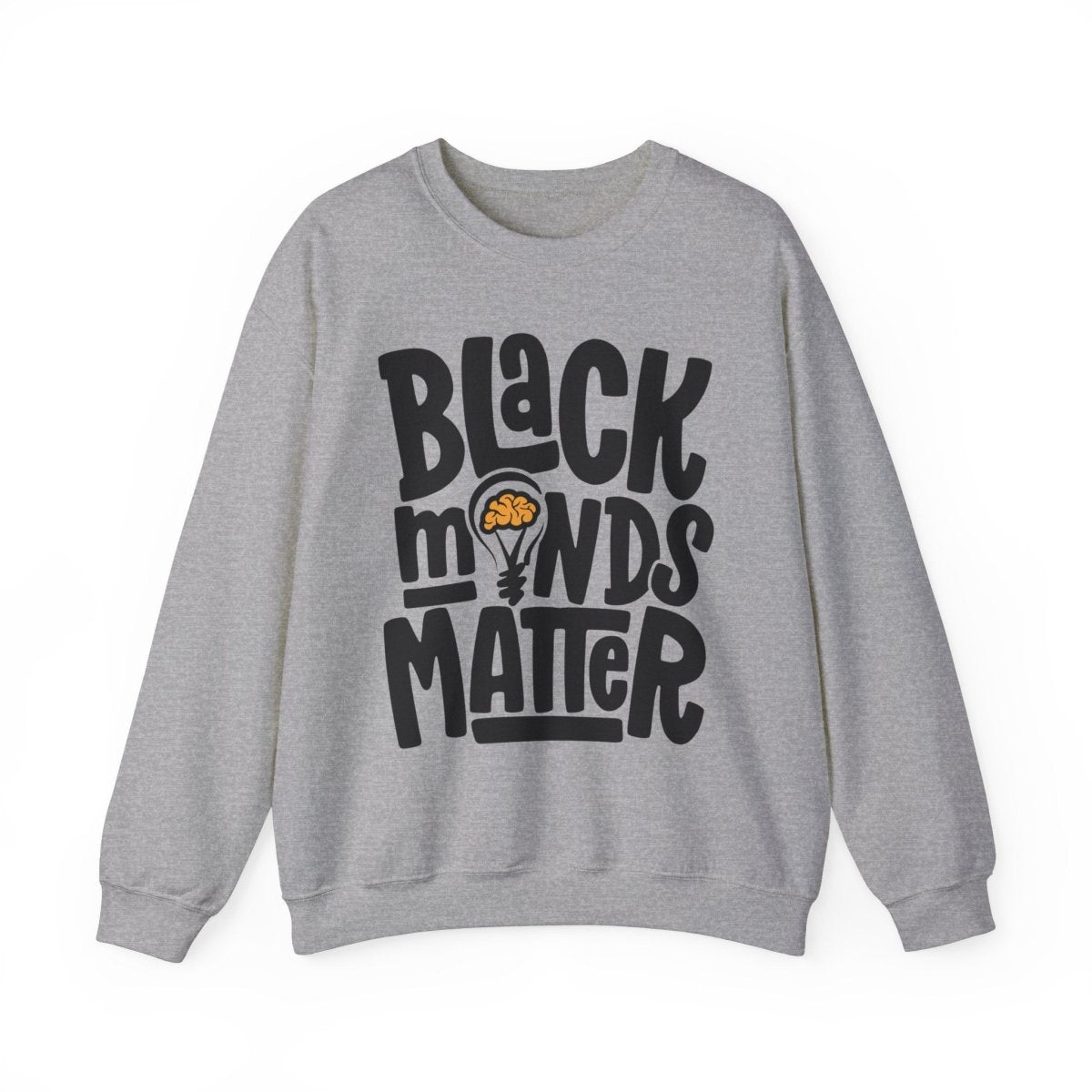 Black Minds Matter Sweatshirt - Afrocentric Art by The Trini Gee