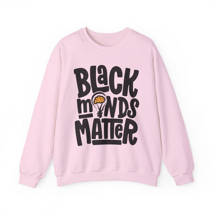 Black Minds Matter Sweatshirt - Afrocentric Art by The Trini Gee