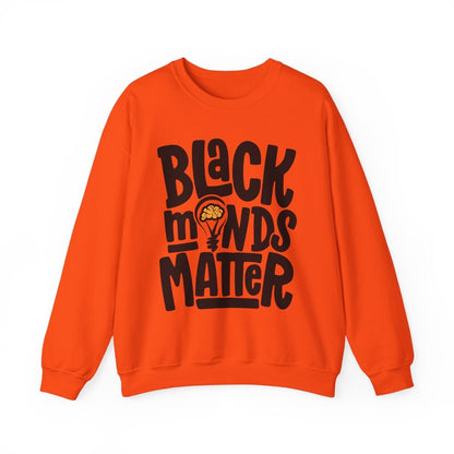 Black Minds Matter Sweatshirt - Afrocentric Art by The Trini Gee