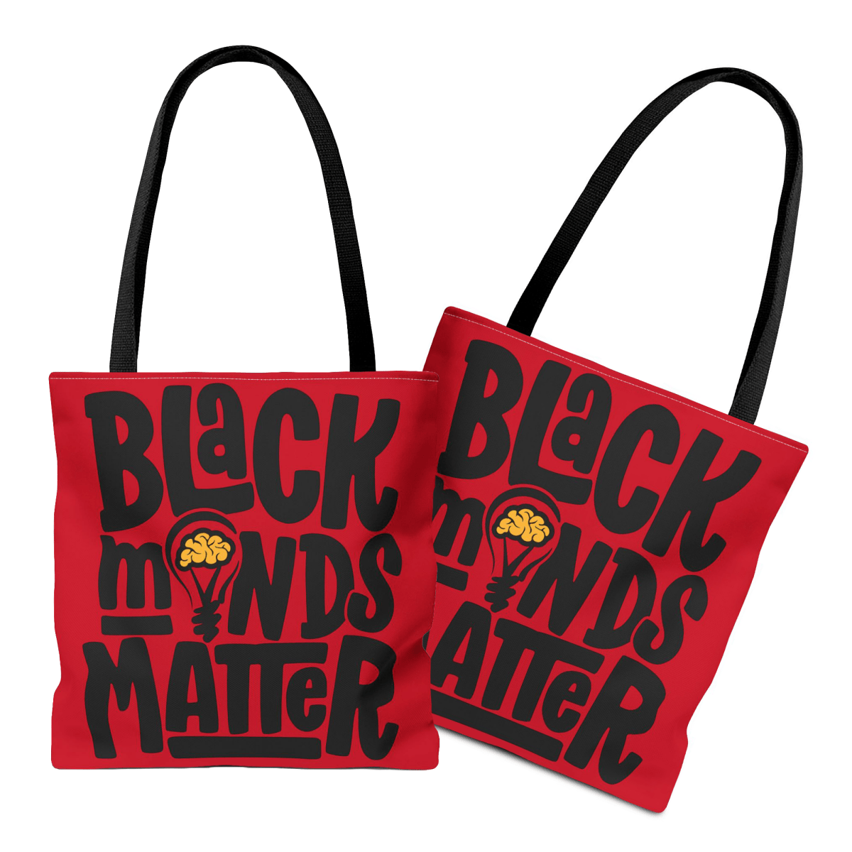 Black Minds Matter Tote Bag - Afrocentric Art by The Trini Gee