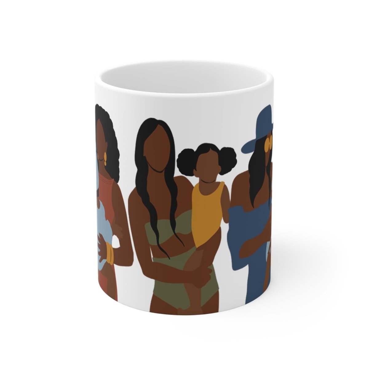 Black Motherhood Mug - Afrocentric Art by The Trini Gee