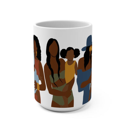 Black Motherhood Mug - Afrocentric Art by The Trini Gee