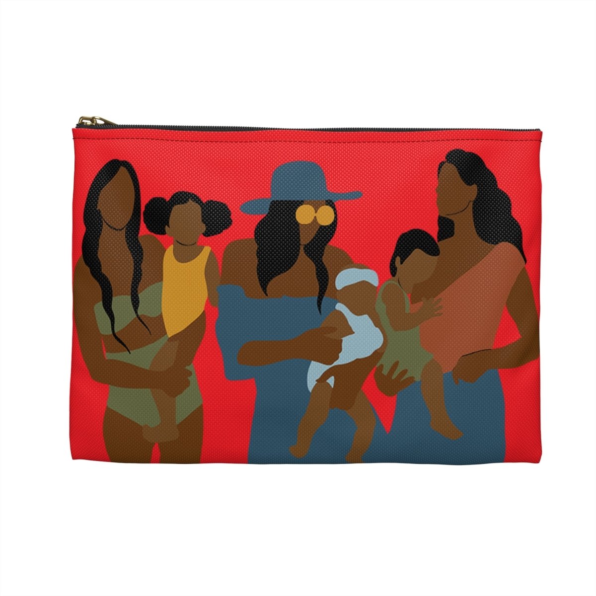 Black Mothers Pouch - Afrocentric Art by The Trini Gee