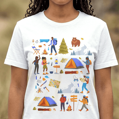 Black Nature Lovers Shirt - Afrocentric Art by The Trini Gee