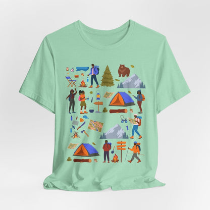 Black Nature Lovers Shirt - Afrocentric Art by The Trini Gee
