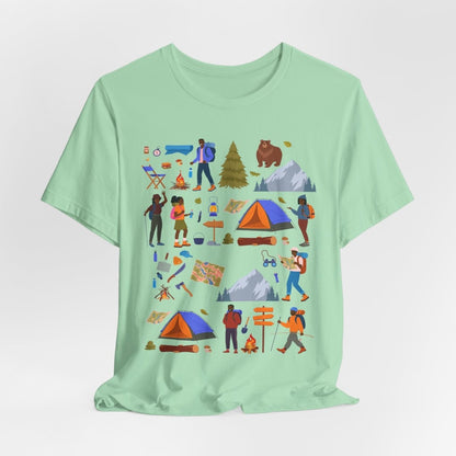Black Nature Lovers Shirt - Afrocentric Art by The Trini Gee