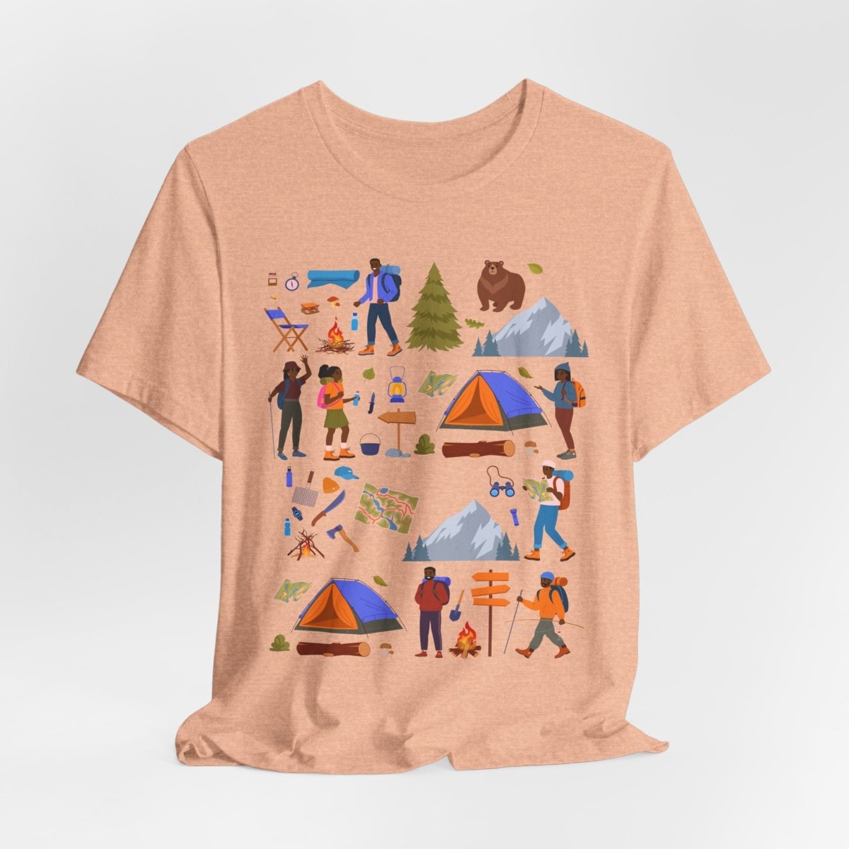 Black Nature Lovers Shirt - Afrocentric Art by The Trini Gee