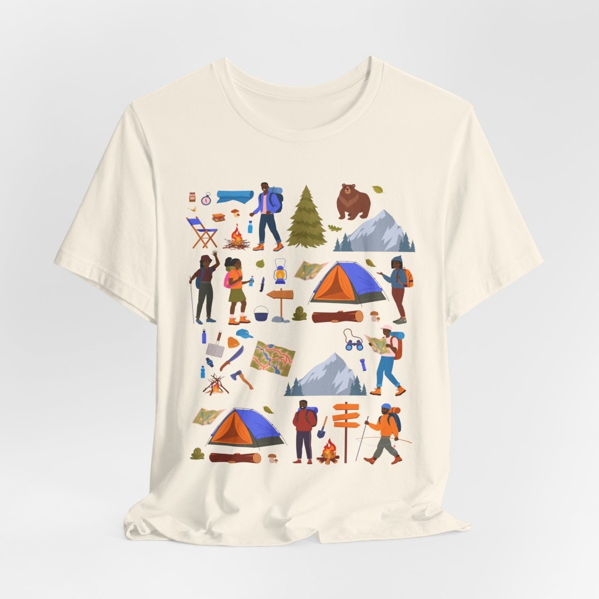 Black Nature Lovers Shirt - Afrocentric Art by The Trini Gee