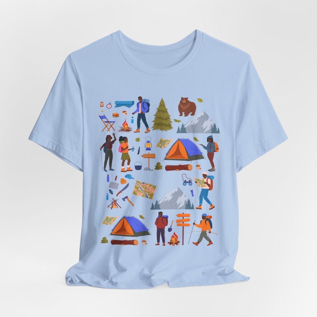 Black Nature Lovers Shirt - Afrocentric Art by The Trini Gee