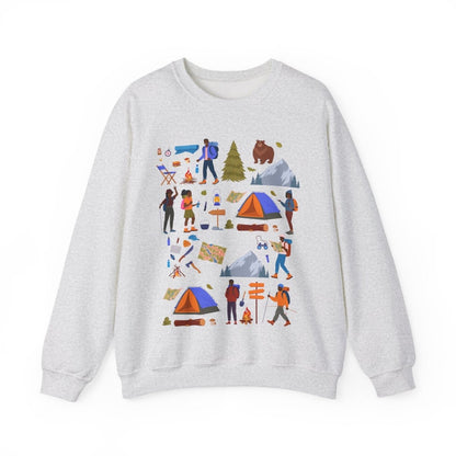Black Nature Lovers Sweatshirt - Afrocentric Art by The Trini Gee