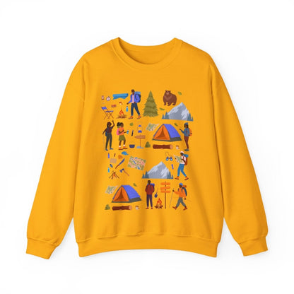 Black Nature Lovers Sweatshirt - Afrocentric Art by The Trini Gee