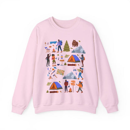 Black Nature Lovers Sweatshirt - Afrocentric Art by The Trini Gee
