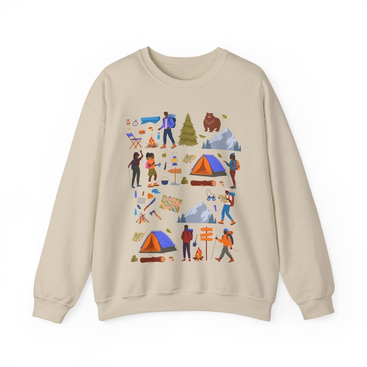 Black Nature Lovers Sweatshirt - Afrocentric Art by The Trini Gee