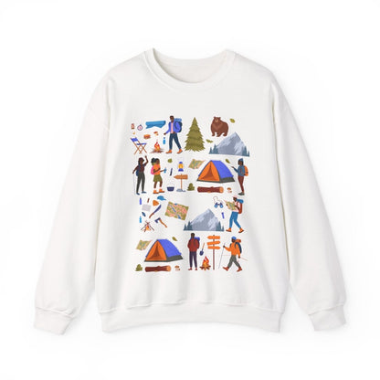 Black Nature Lovers Sweatshirt - Afrocentric Art by The Trini Gee