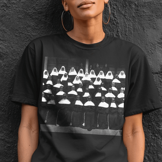 Black Nuns Shirt - Afrocentric Art by The Trini Gee