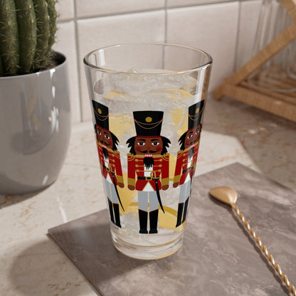 Black Nutcrackers 16oz Glass - The Trini Gee