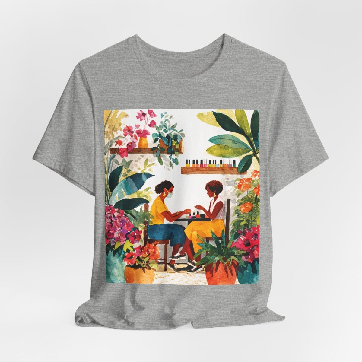 Black Owned Nail Shop Shirt - Afrocentric Art by The Trini Gee
