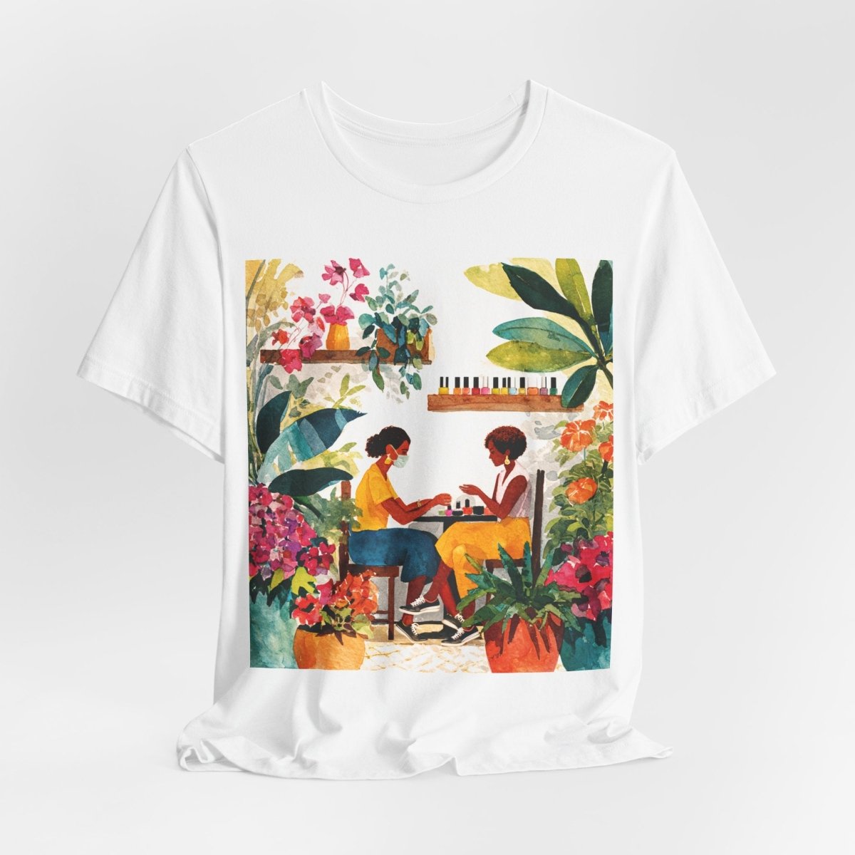 Black Owned Nail Shop Shirt - Afrocentric Art by The Trini Gee