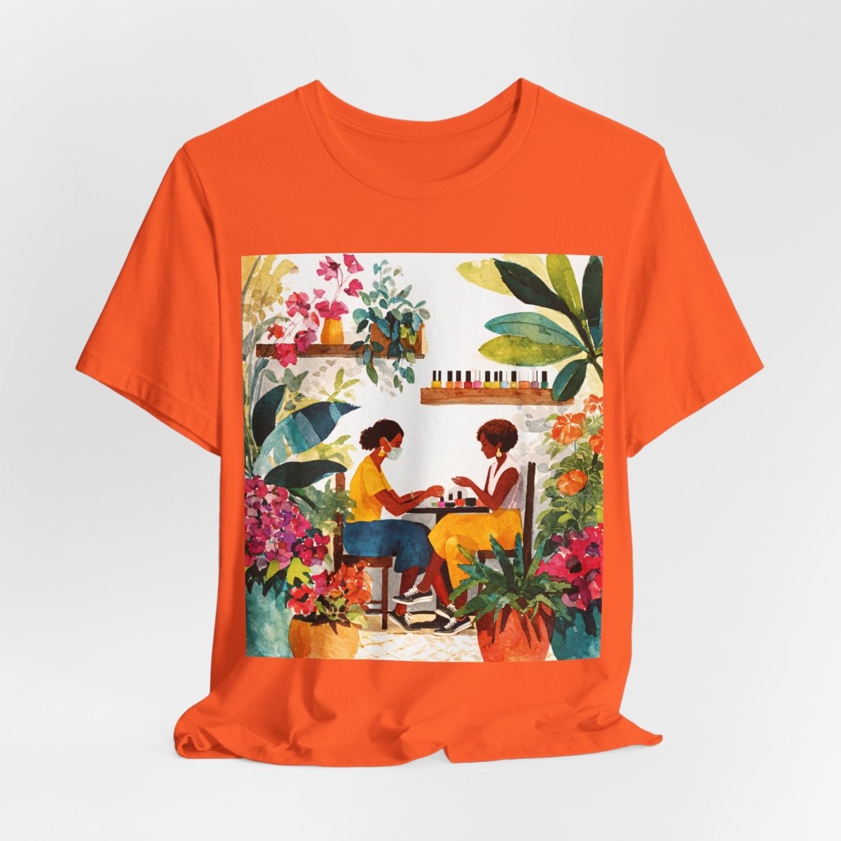 Black Owned Nail Shop Shirt - Afrocentric Art by The Trini Gee